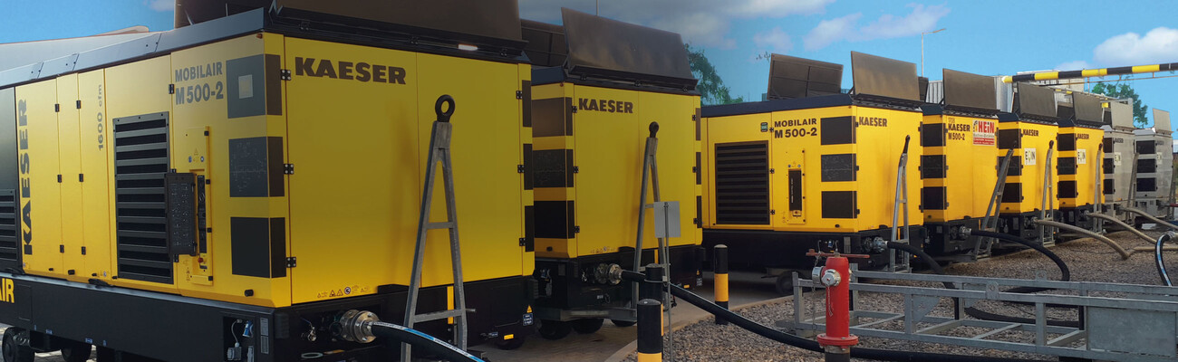 Zehn MOBILAIR M500 für die Stickstoffproduktion.