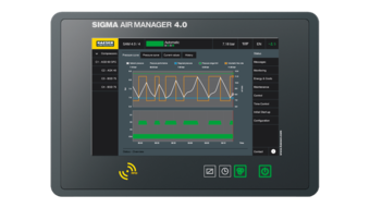 Übergeordnete Steuerung SIGMA AIR MANAGER 4.0 von KAESER KOMPRESSOREN.
