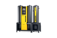 Adsorptionstrockner in Kombination mit Aktivkohleadsorber für technisch ölfreie Druckluft.