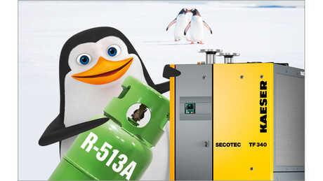 Sécheur frigorifique Kaeser conforme F-Gaz