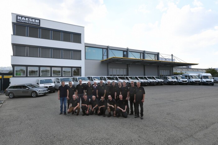 L'équipe SAV KAESER Suisse